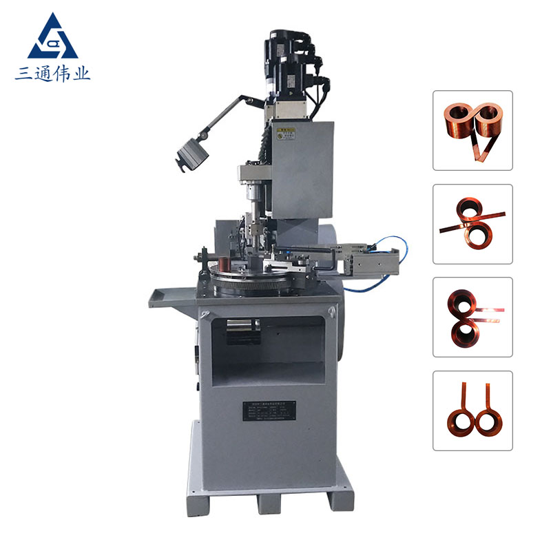 Large Diameter Circular Hole Flat Coil Vertical Winding Machine