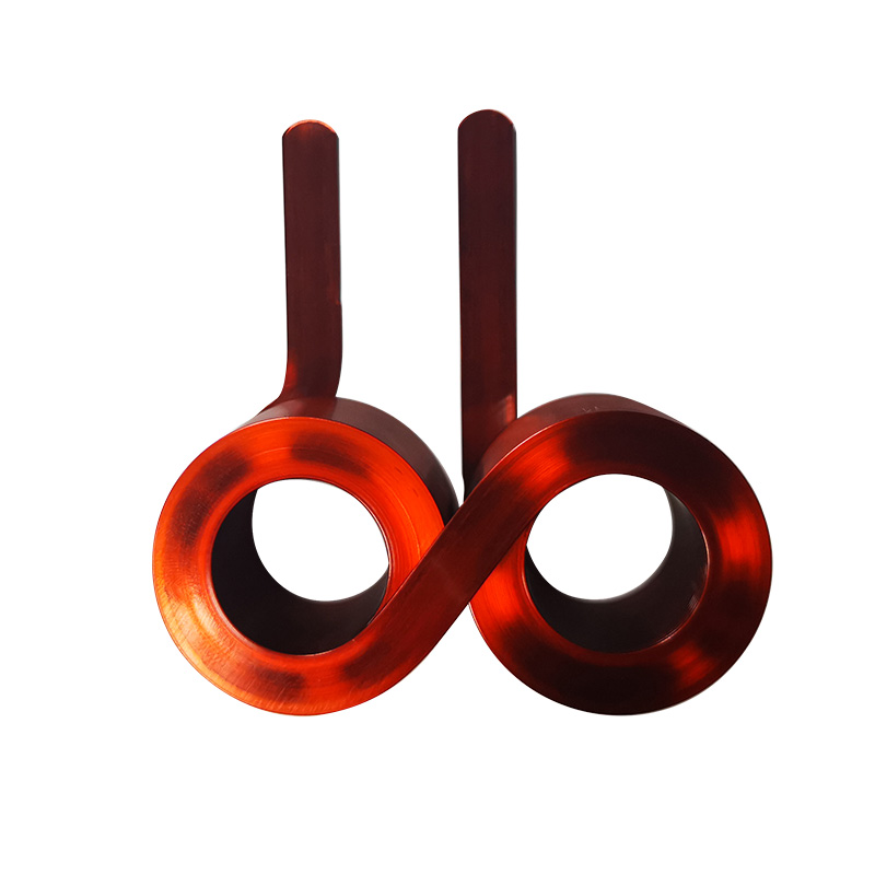 Circular Hole Flat Coil Vertical Continuous Winding Machine