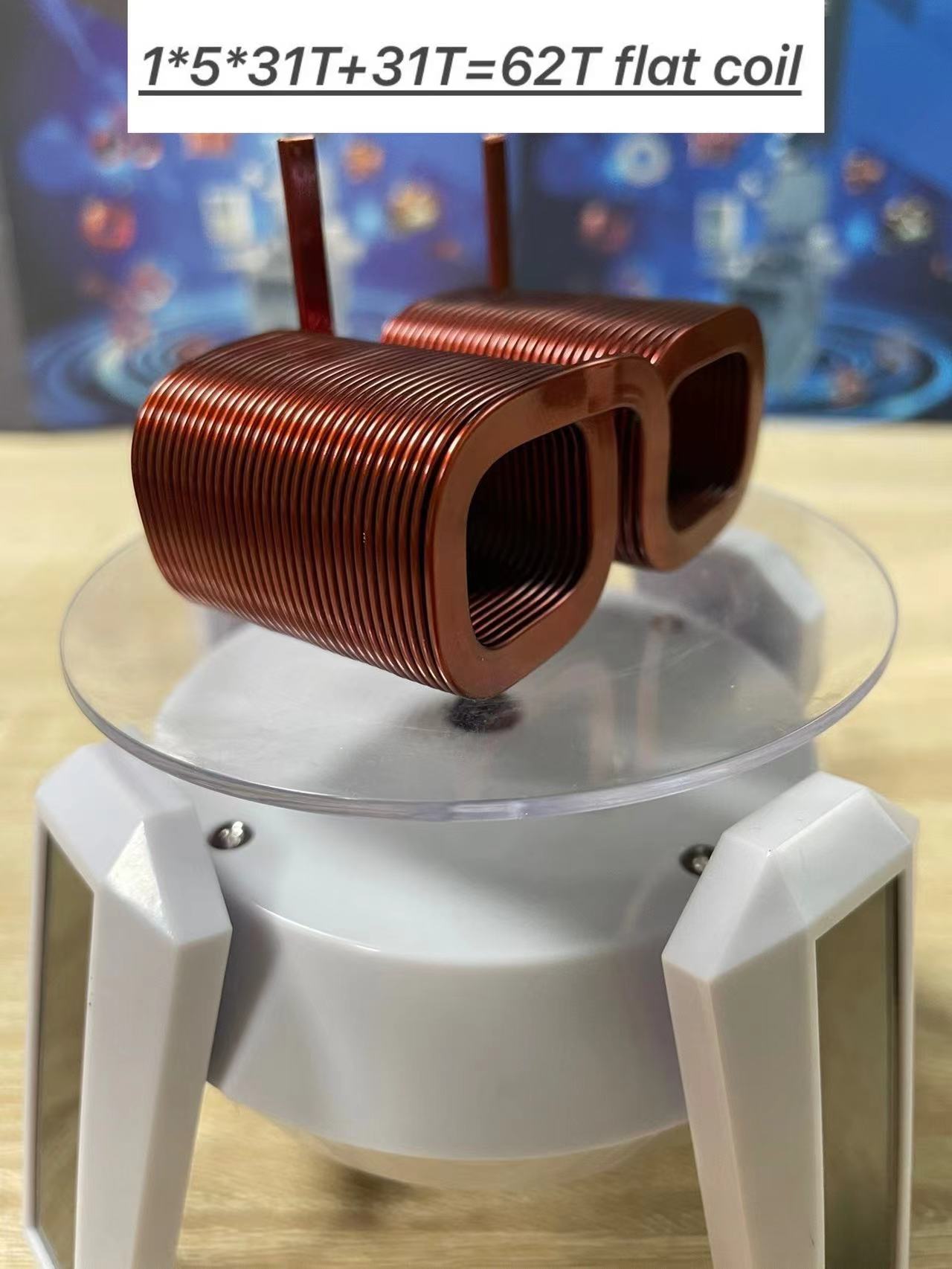 1*5*31T+31T=62T flat coil