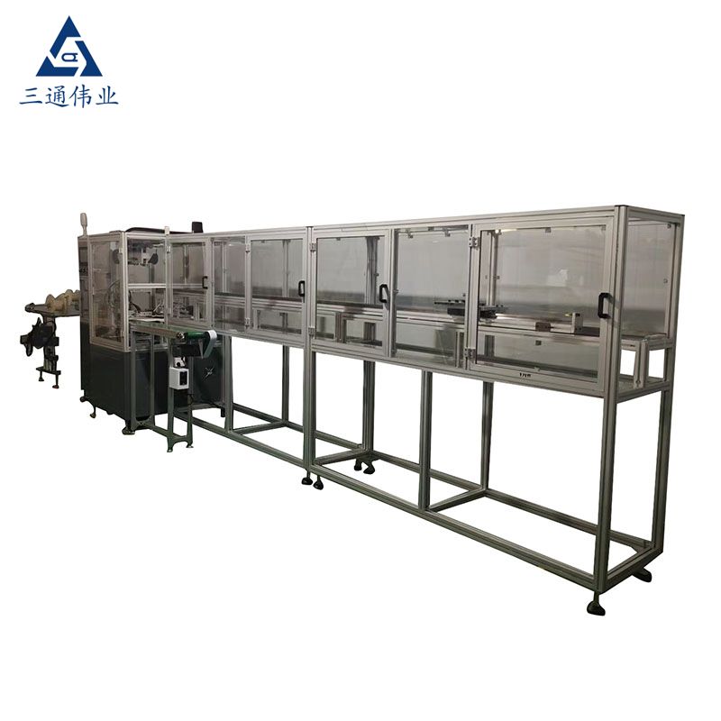 Square Hole Flat Coil Vertical Continuous Winding Machine