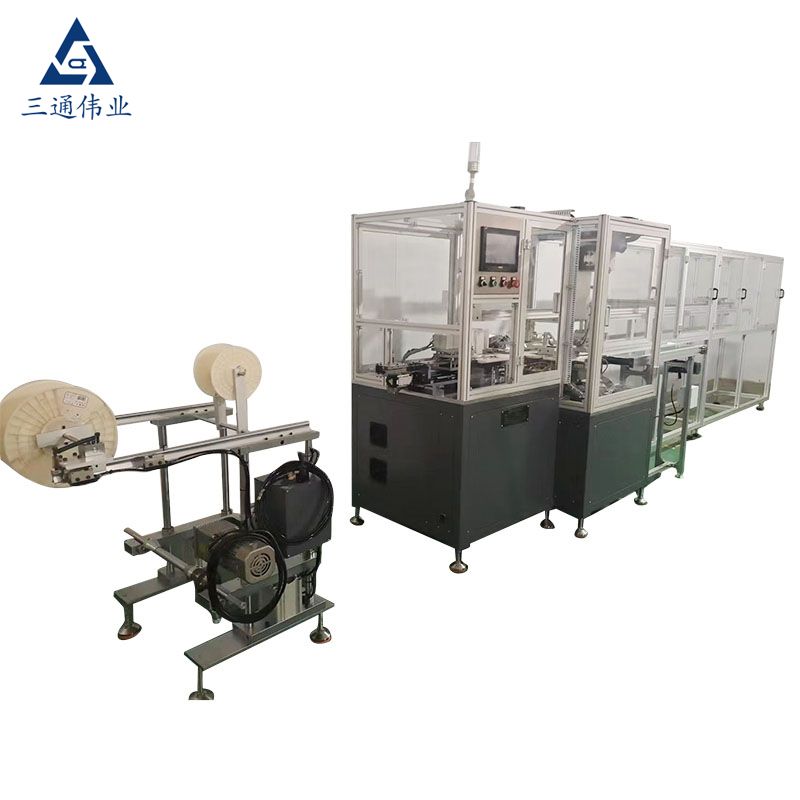 Square Hole Flat Coil Vertical Continuous Winding Machine